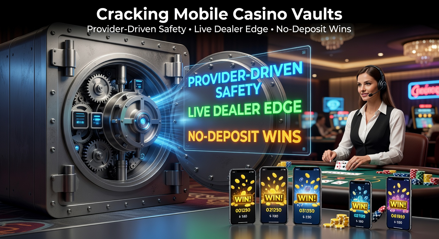 Moderne mobile Casino-App mit verschlüsselten Symbolen und Live-Dealer-Elementen auf Smartphone-Bildschirm