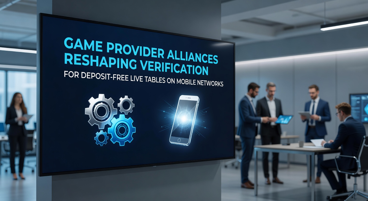 Darstellung von Provider-Allianzen bei der mobilen Verifizierung für Live-Tische ohne Einzahlung