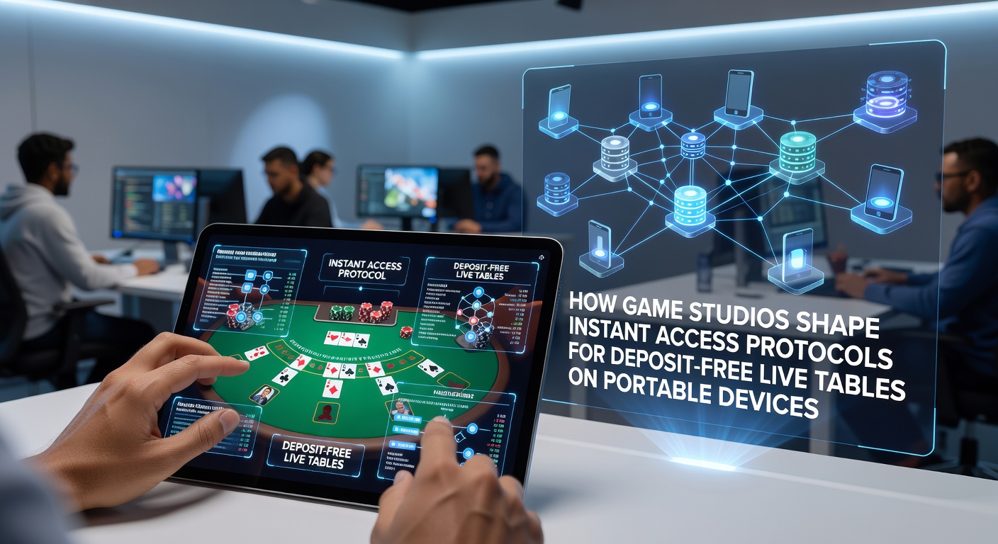 Game-Studios entwickeln Protokolle für mobile Live-Tische ohne Einzahlung