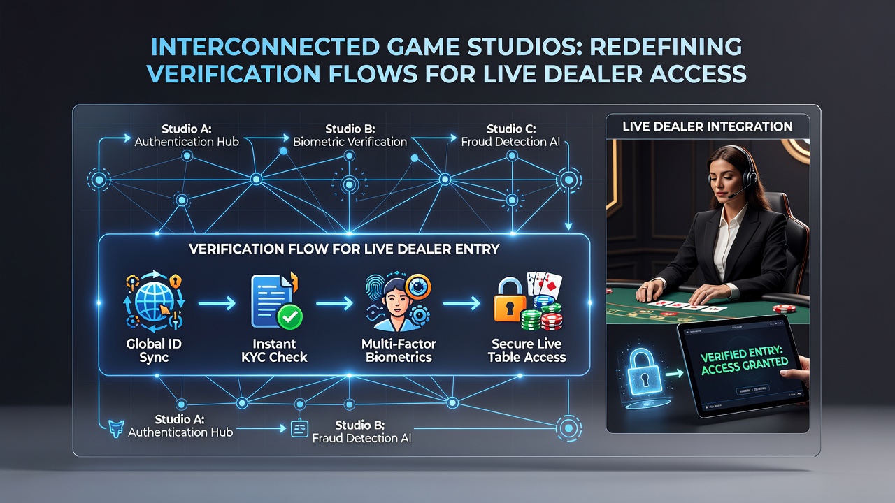 Beispiel für mobile Live-Dealer-Schnittstellen mit optimierten Verifizierungsflows